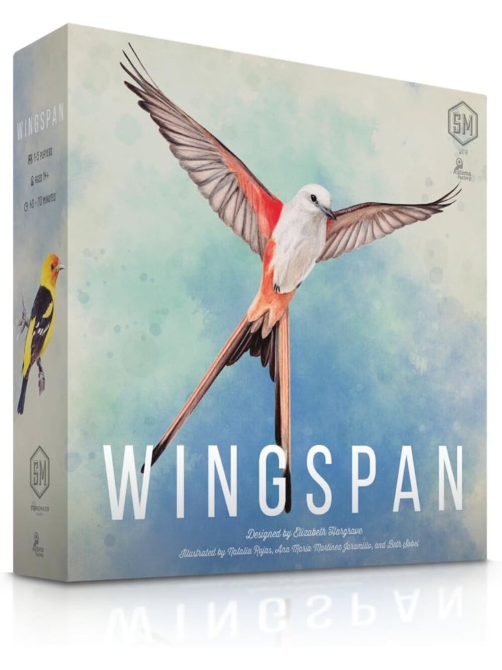 Bird-Themed Strategy Board Game - Wingspan with Stunning Artwork & Expansion